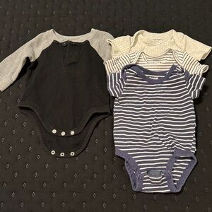Child of Mine Kids Bodysuits - Black, Gray, Blue